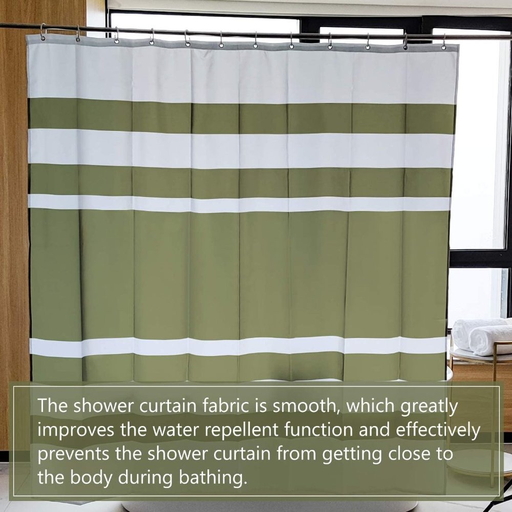 72 x 72 Fabric Shower Curtain  for Bathroom Shower